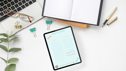 Aesthetic Cat Daily Planner for iPad & GoodNotes 🐾