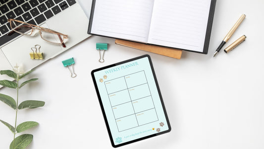 Cozy Cat Weekly Planner for iPad & GoodNotes 🐾